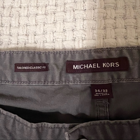 Michael Kors Size 34 x 32 Gray Slacks - Picture 4 of 5